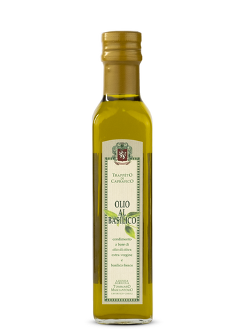 Масло оливковое EV с базиликом, Trappeto di Caprafico, 250 ml