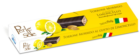 Туррон (нуга) в темном шоколаде Лимончелло, 150 г